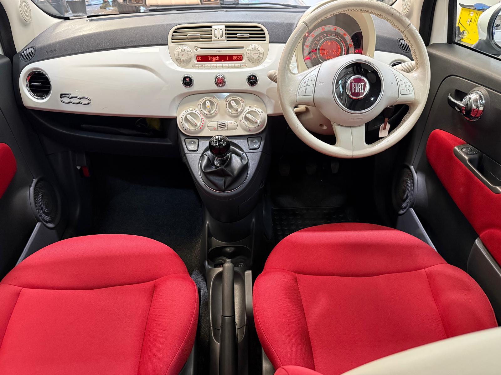 Fiat 500 1.2 Lounge Hatchback 3dr Petrol Manual Euro 6 (s/s) (69 bhp)