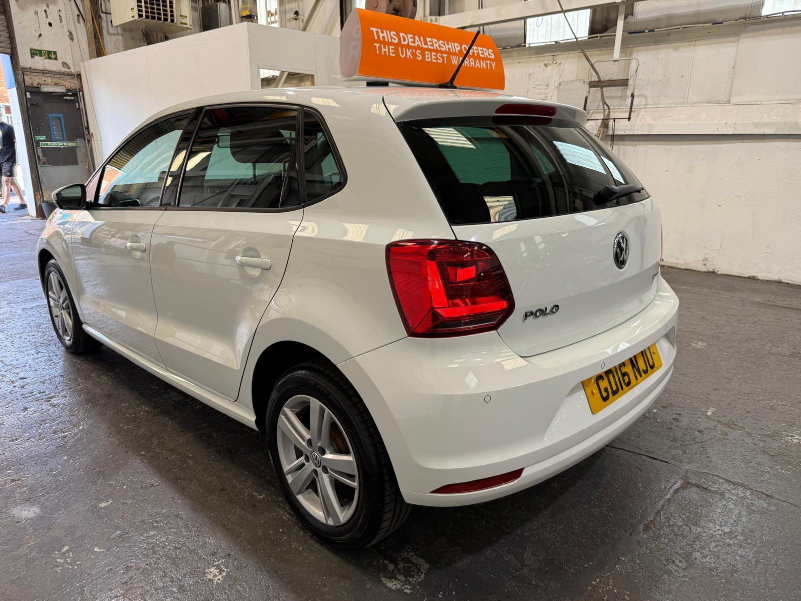 Volkswagen Polo 1.0 BlueMotion Tech Match Hatchback 5dr Petrol Manual Euro 6 (s/s) (60 ps)