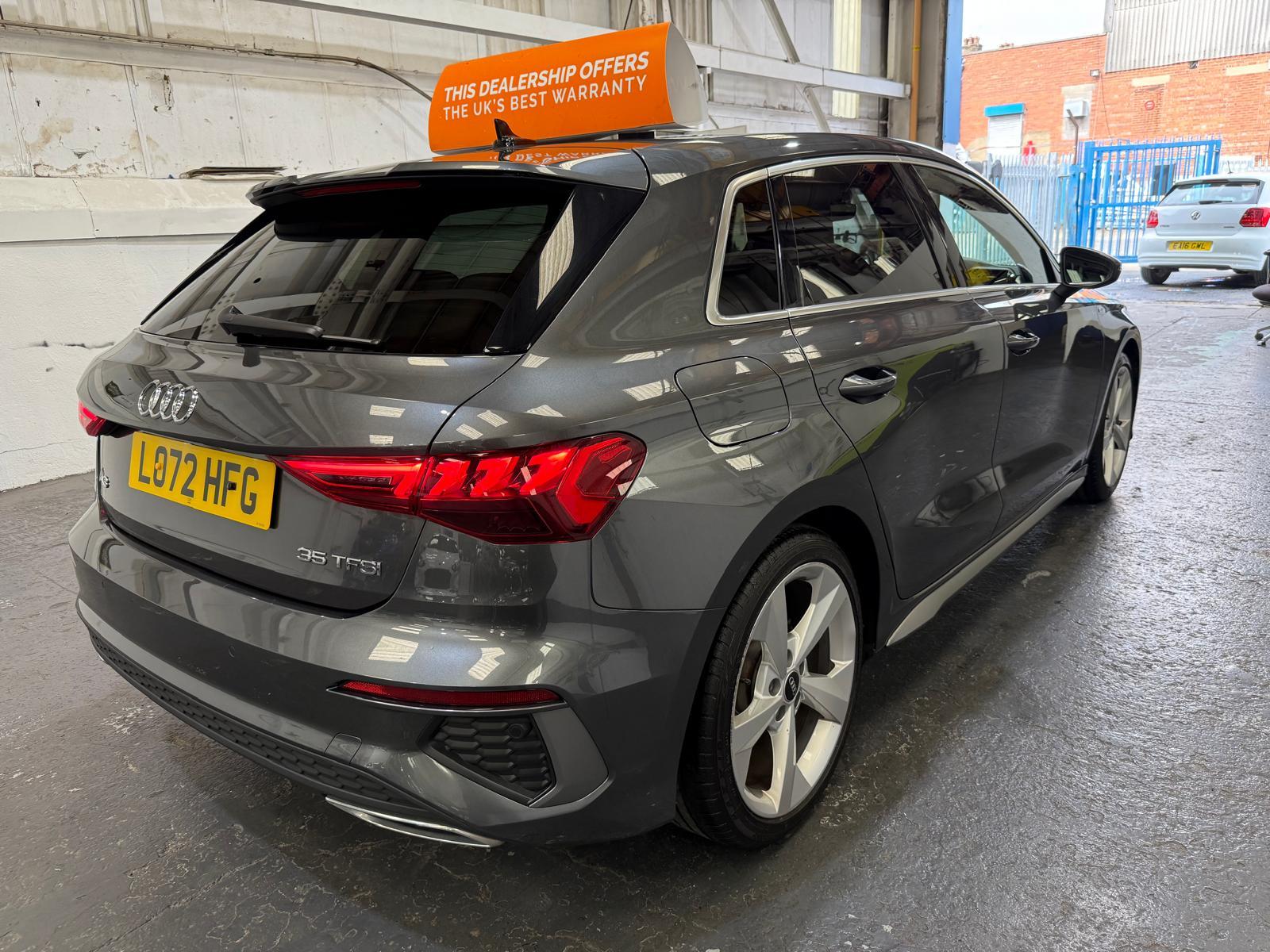 Audi A3 1.5 TFSI 35 S line Sportback 5dr Petrol S Tronic Euro 6 (s/s) (150 ps)