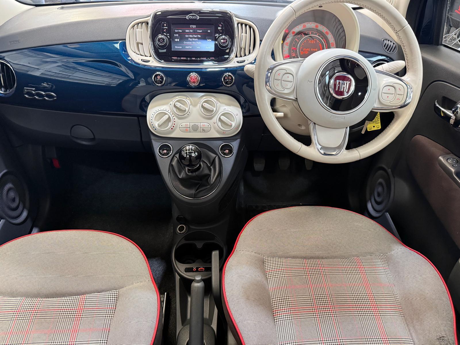 Fiat 500 1.2 Lounge Hatchback 3dr Petrol Manual Euro 6 (s/s) (69 bhp)