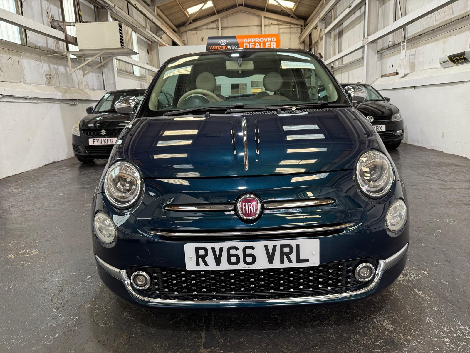 Fiat 500 1.2 Lounge Hatchback 3dr Petrol Manual Euro 6 (s/s) (69 bhp)