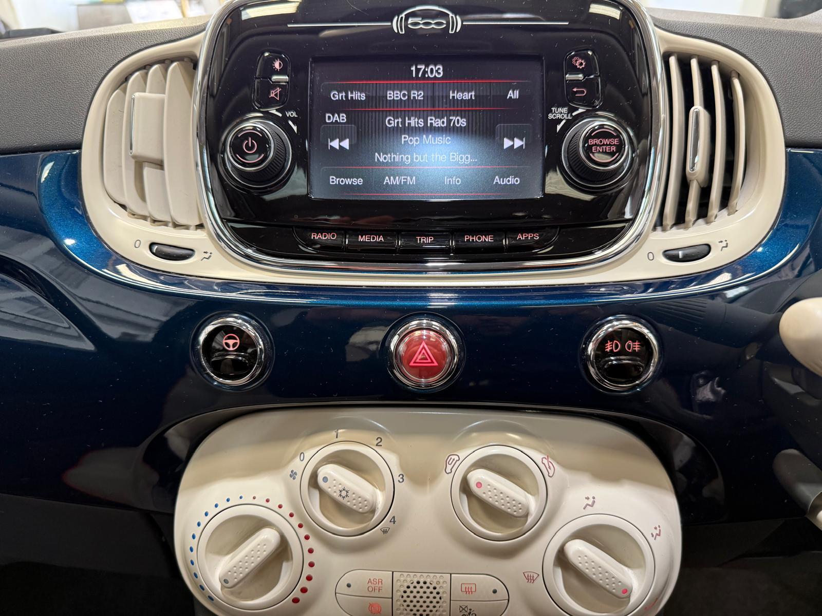 Fiat 500 1.2 Lounge Hatchback 3dr Petrol Manual Euro 6 (s/s) (69 bhp)
