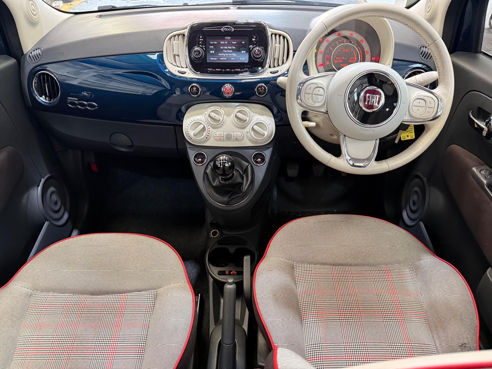 Fiat 500 1.2 Lounge Hatchback 3dr Petrol Manual Euro 6 (s/s) (69 bhp)
