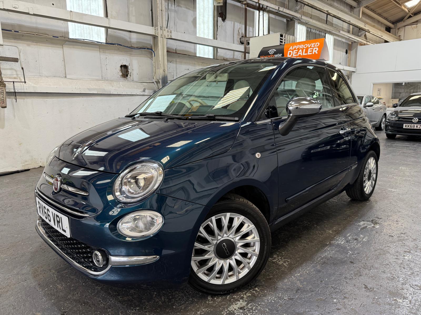 Fiat 500 1.2 Lounge Hatchback 3dr Petrol Manual Euro 6 (s/s) (69 bhp)