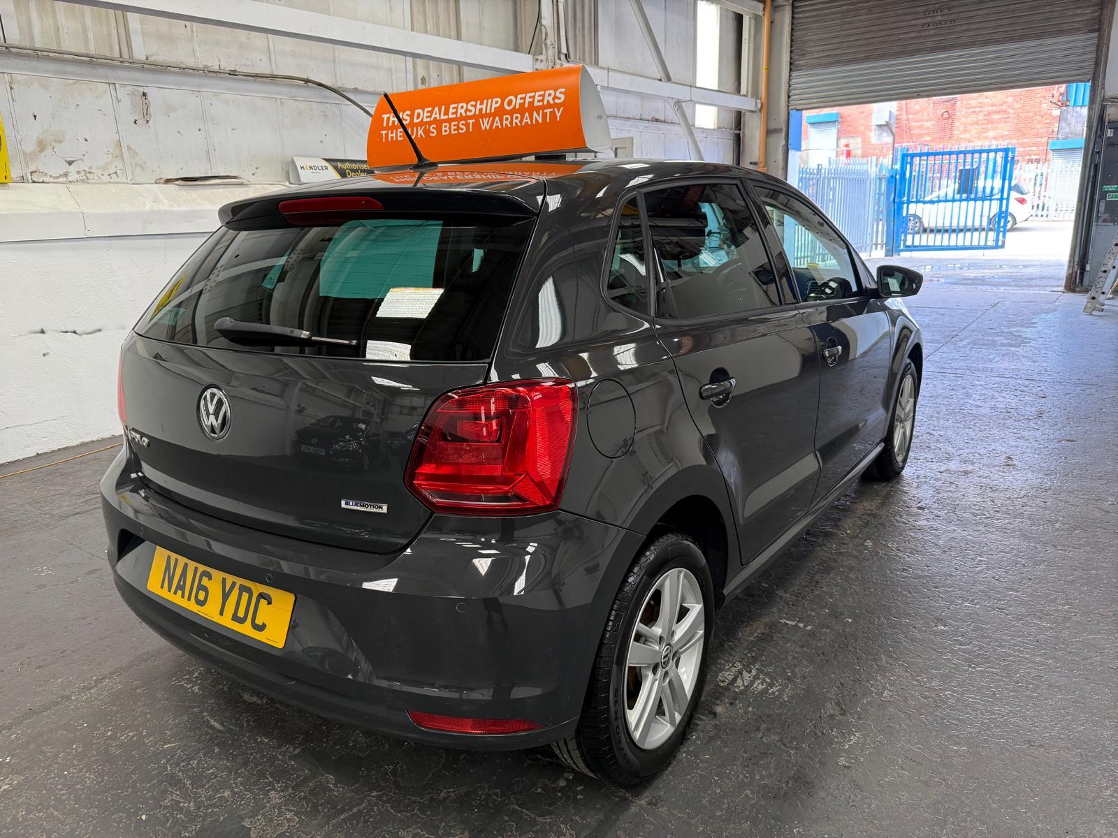 Volkswagen Polo 1.0 BlueMotion Tech Match Hatchback 5dr Petrol Manual Euro 6 (s/s) (60 ps)