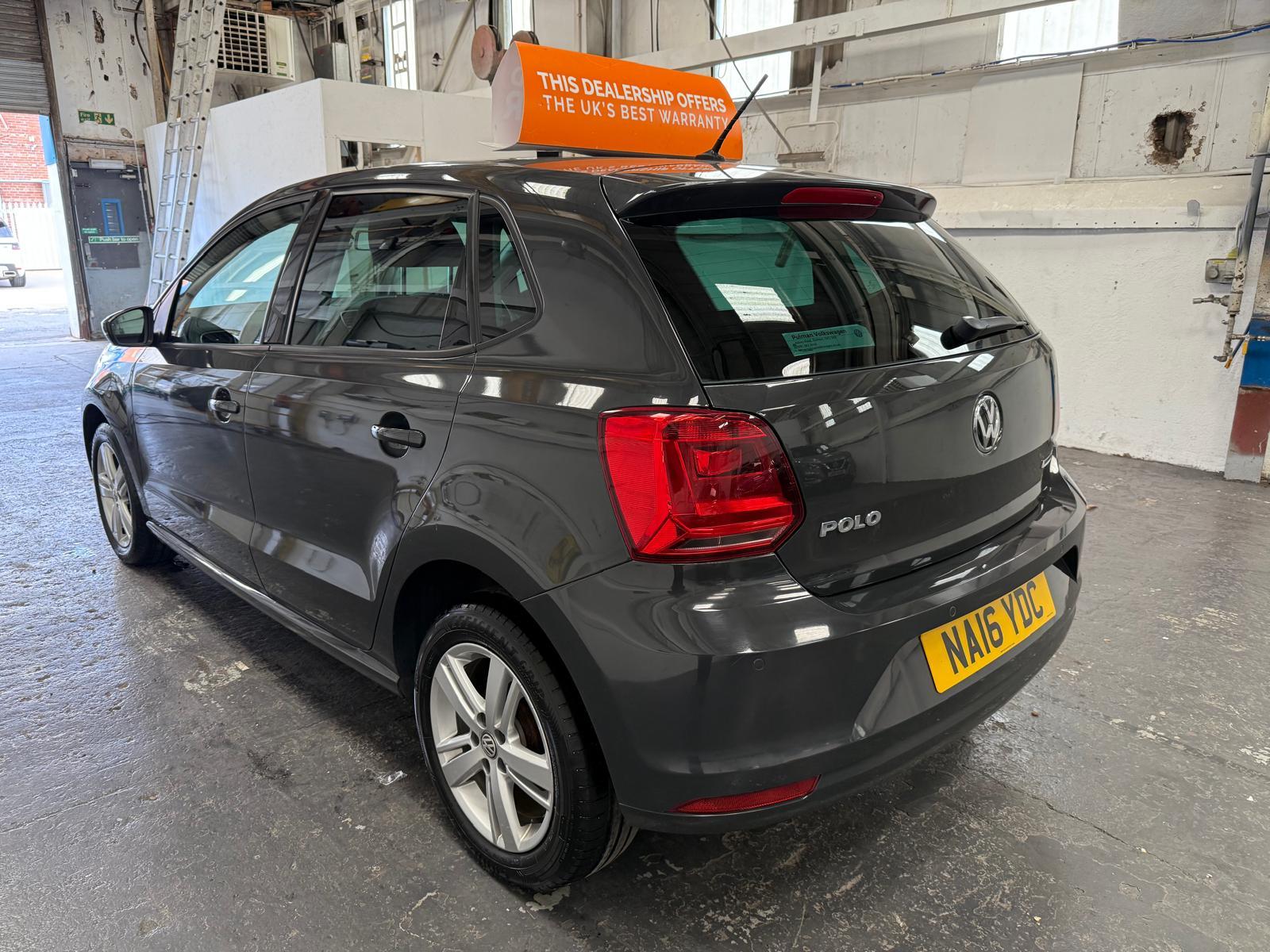 Volkswagen Polo 1.0 BlueMotion Tech Match Hatchback 5dr Petrol Manual Euro 6 (s/s) (60 ps)