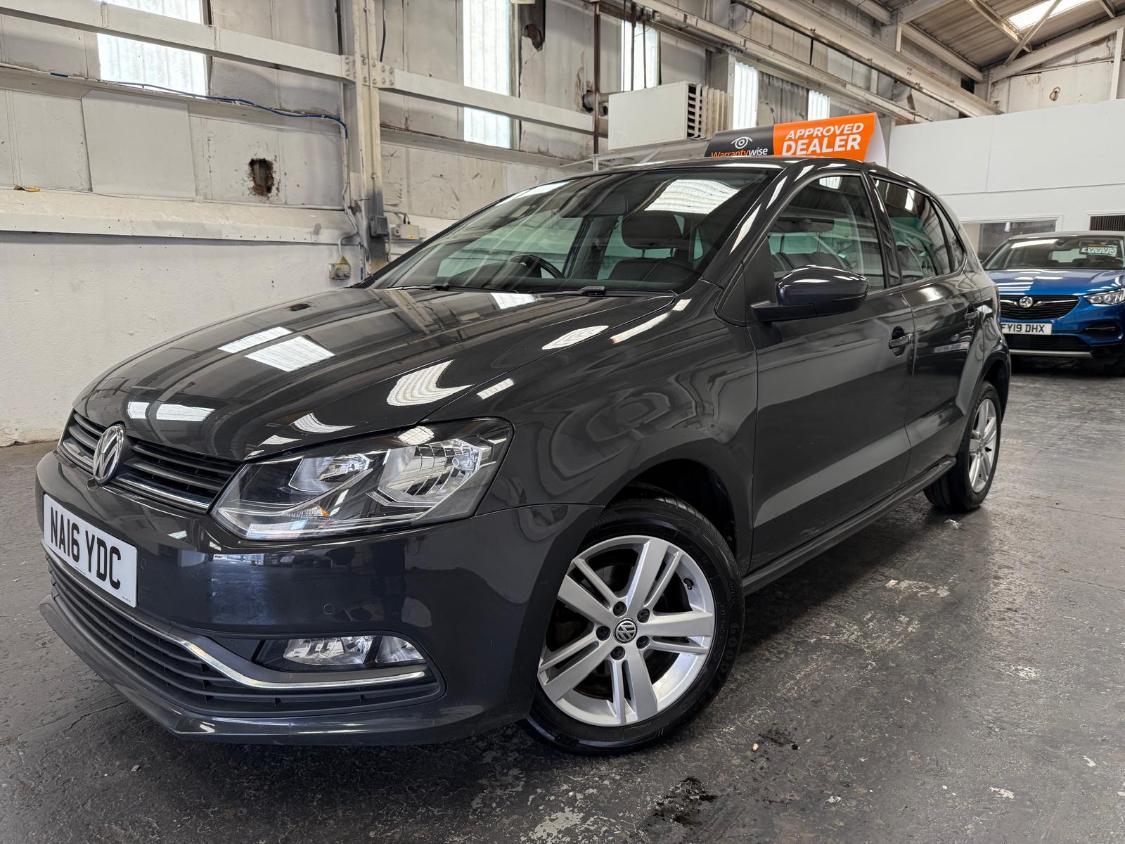 Volkswagen Polo 1.0 BlueMotion Tech Match Hatchback 5dr Petrol Manual Euro 6 (s/s) (60 ps)