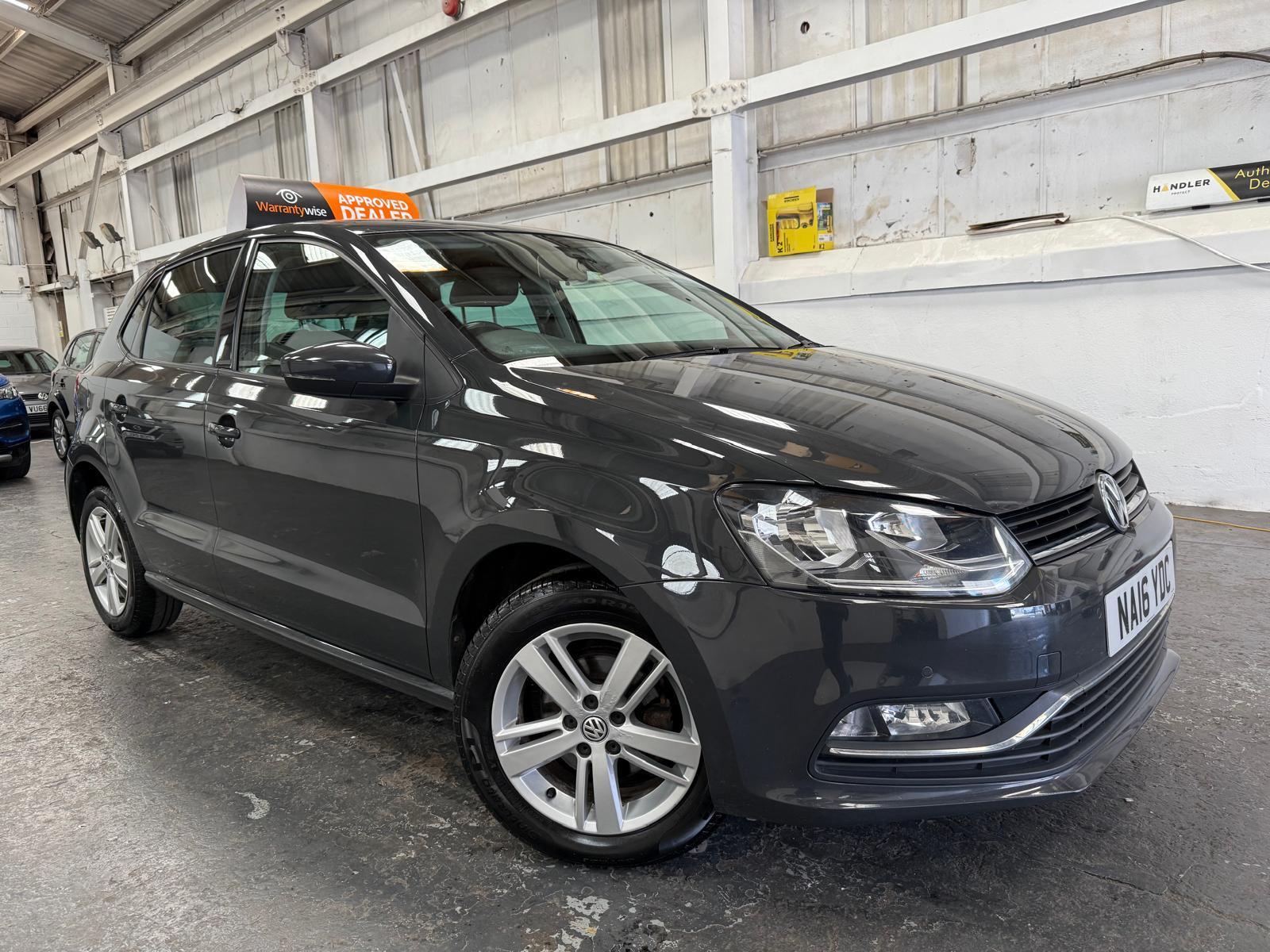 Volkswagen Polo 1.0 BlueMotion Tech Match Hatchback 5dr Petrol Manual Euro 6 (s/s) (60 ps)